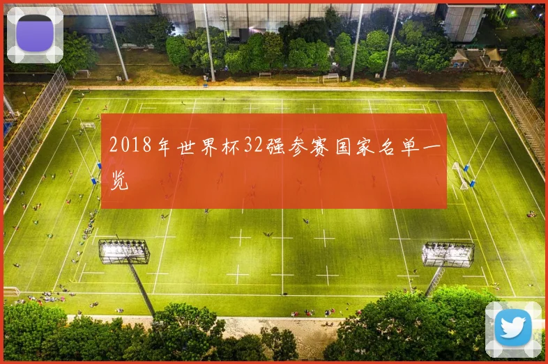 2018年世界杯32强参赛国家名单一览